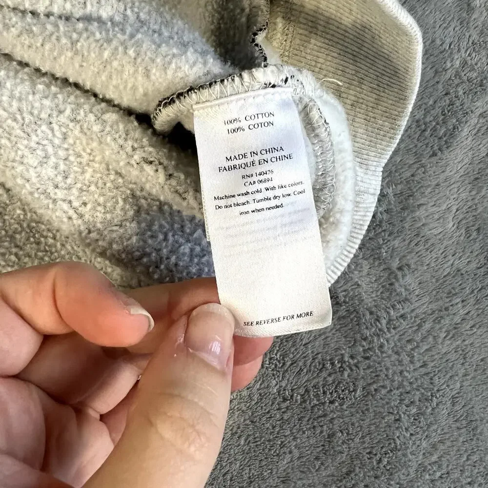 Faherty Sweatshirt Hoodie Women's XL Pullover Striped Cotton Casual Comfortable - Picture 9 of 9